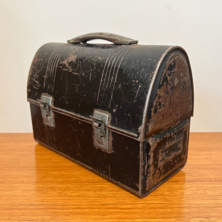 Classic Black Metal Lunchbox