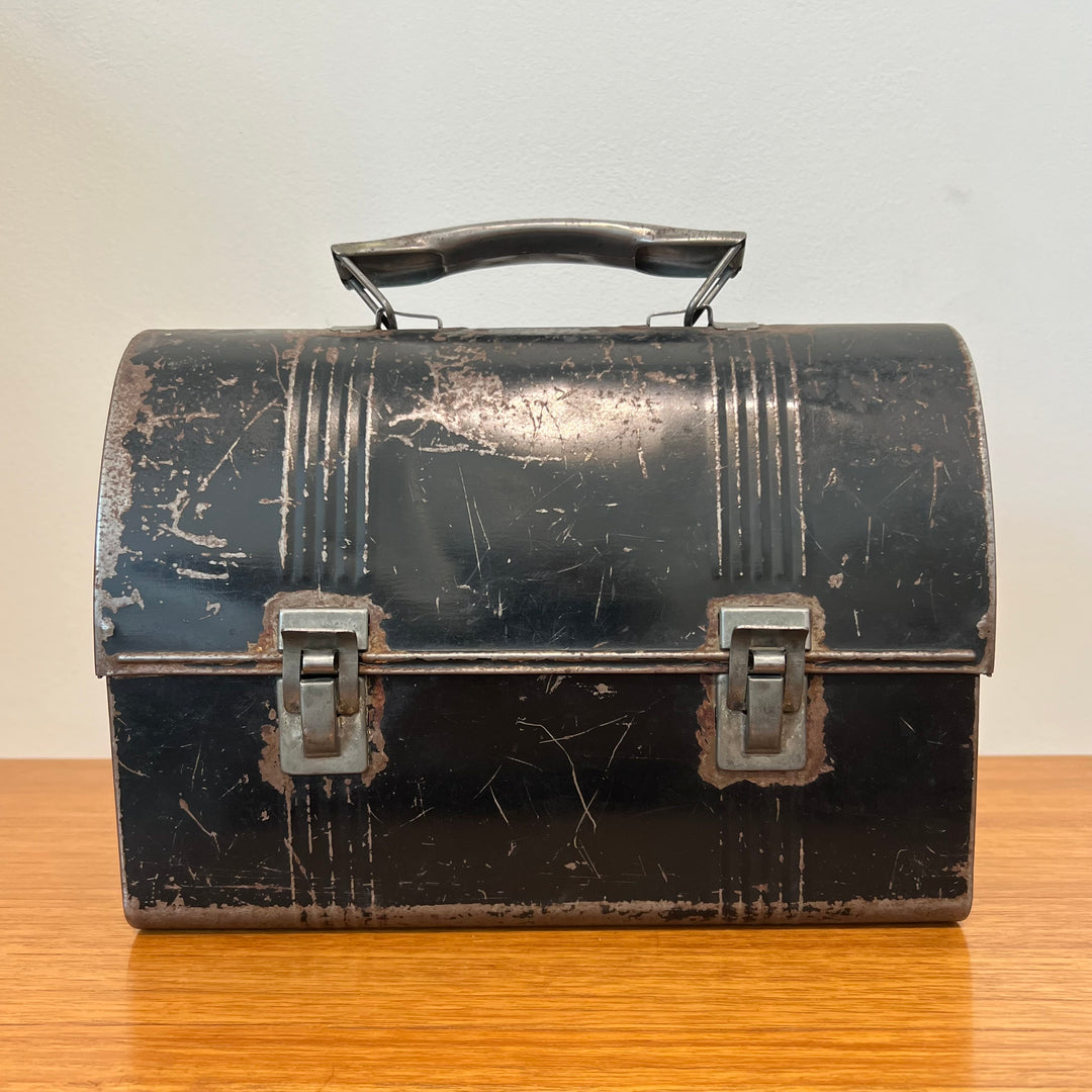 Classic Black Metal Lunchbox