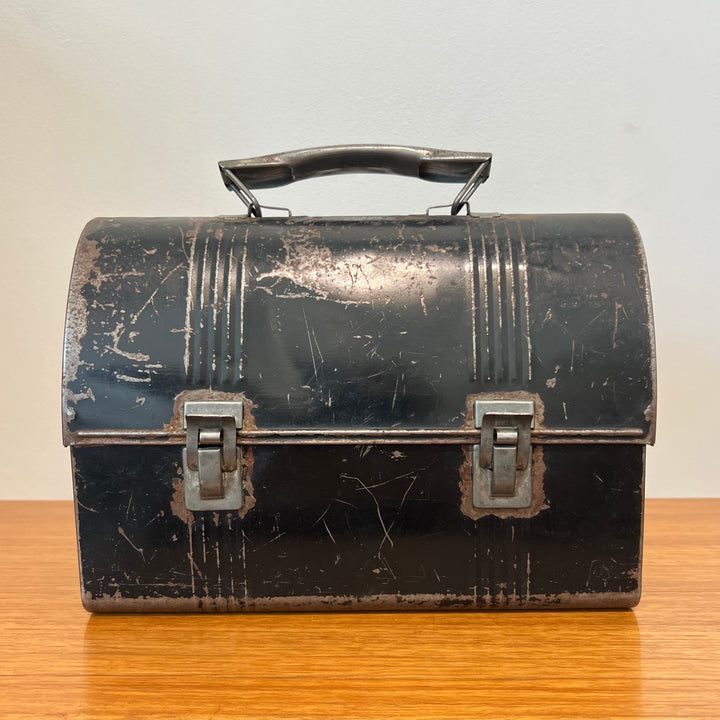 Classic Black Metal Lunchbox
