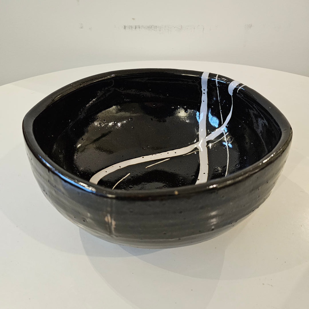 Joe Singewald Ceramics - Black & White Bowl