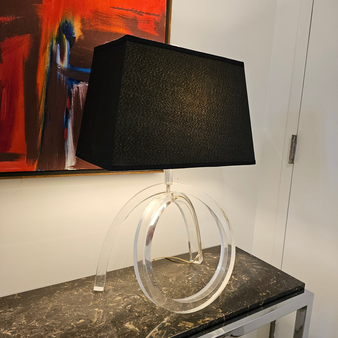 Herb Ritts Sr. "Pretzel" Lucite Table Lamp for Astrolite