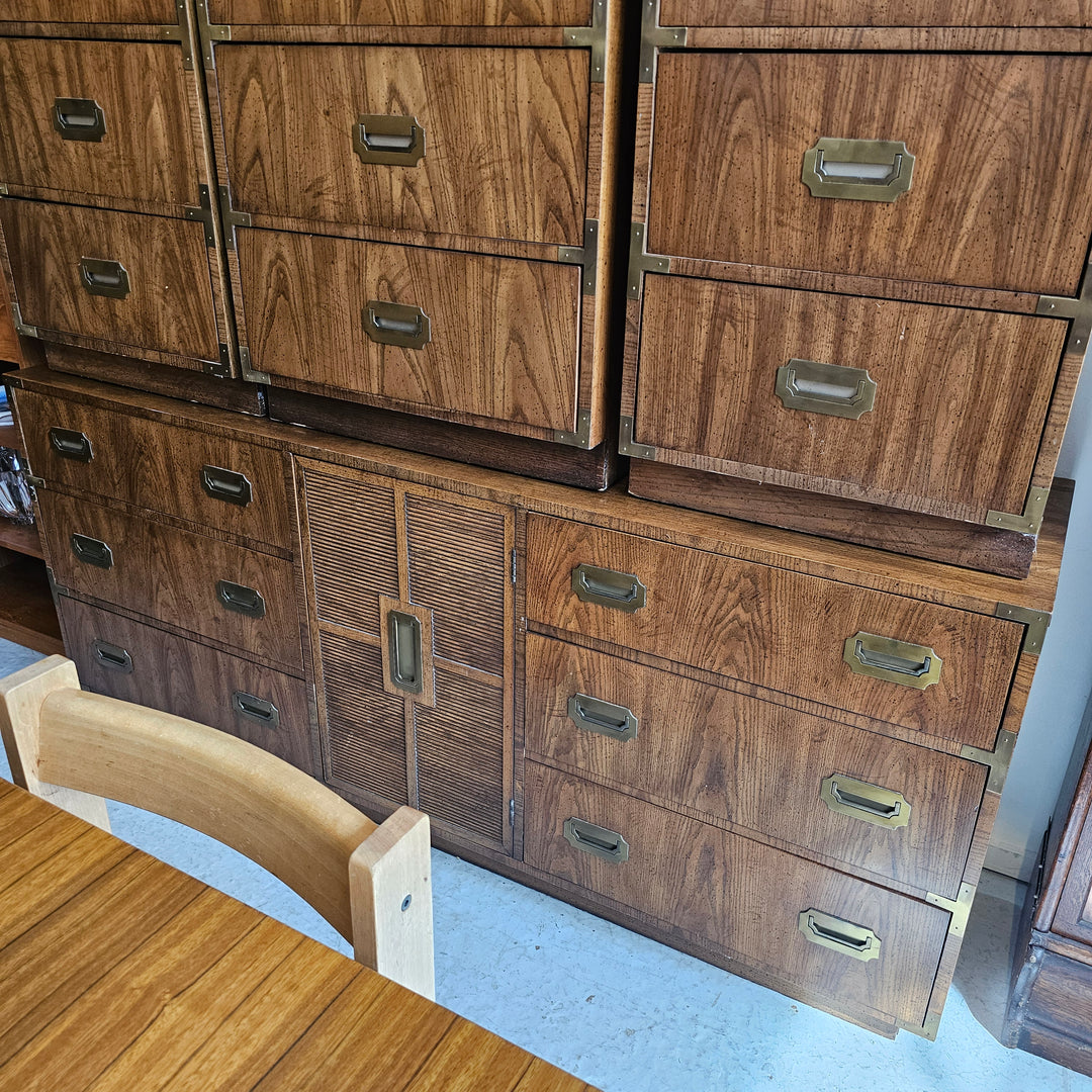 Dixie Campaign Style Lowboy Dresser