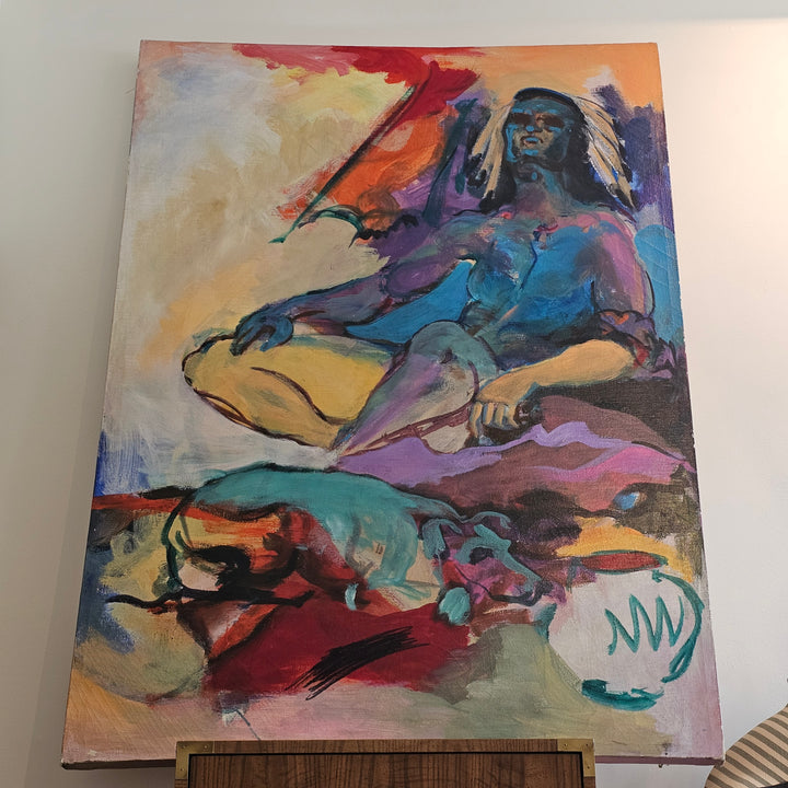 Large Abstract Figural Painting
