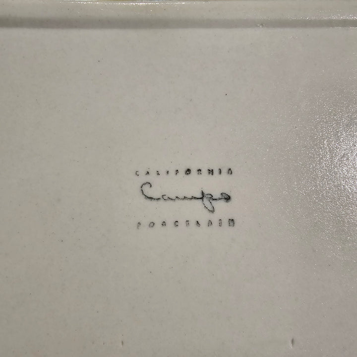 Campo del Mar California Porcelain Shallow Dish