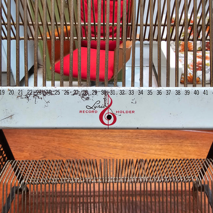 Vintage MCM Wire Record Holder
