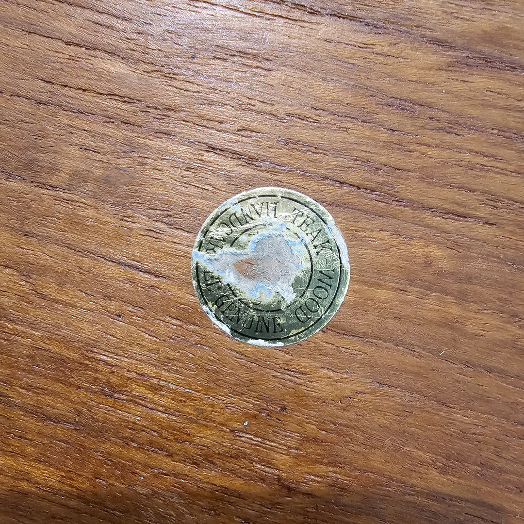 Shallow Teak Serving Bowl