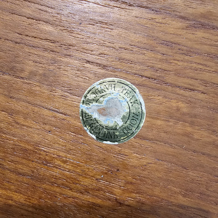 Shallow Teak Serving Bowl