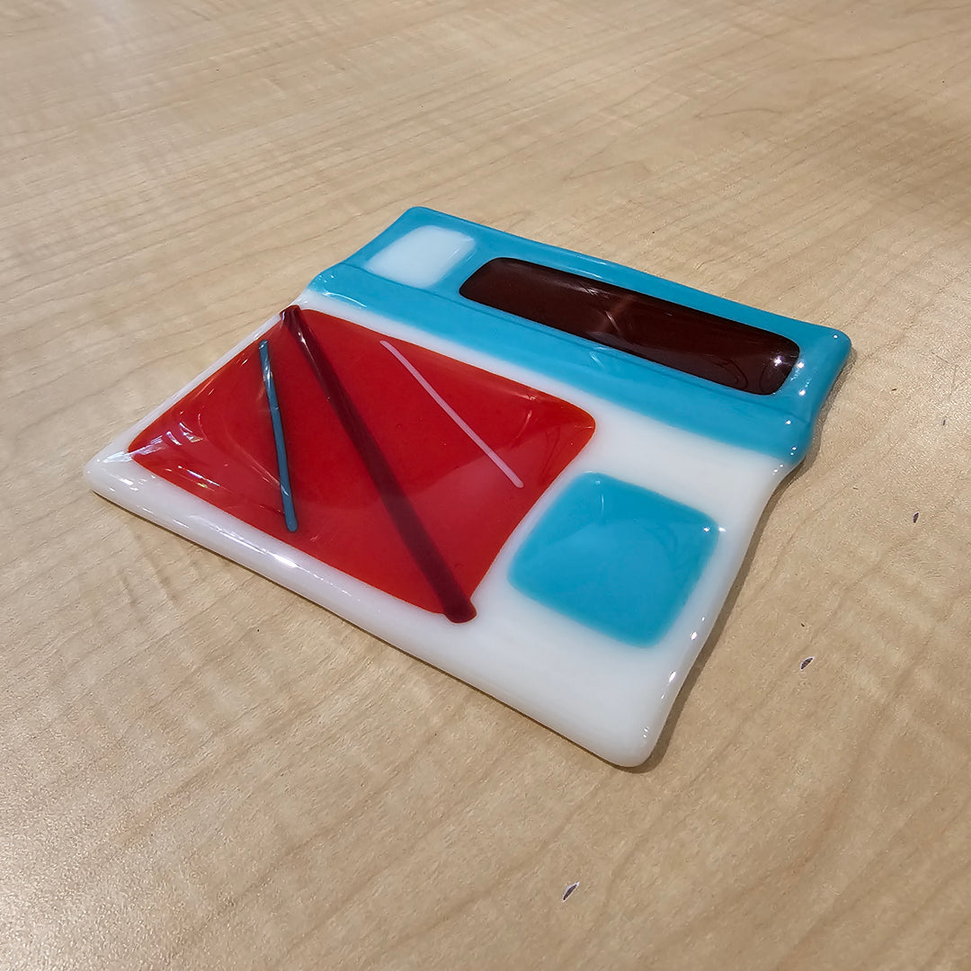Square Fused Glass Tile