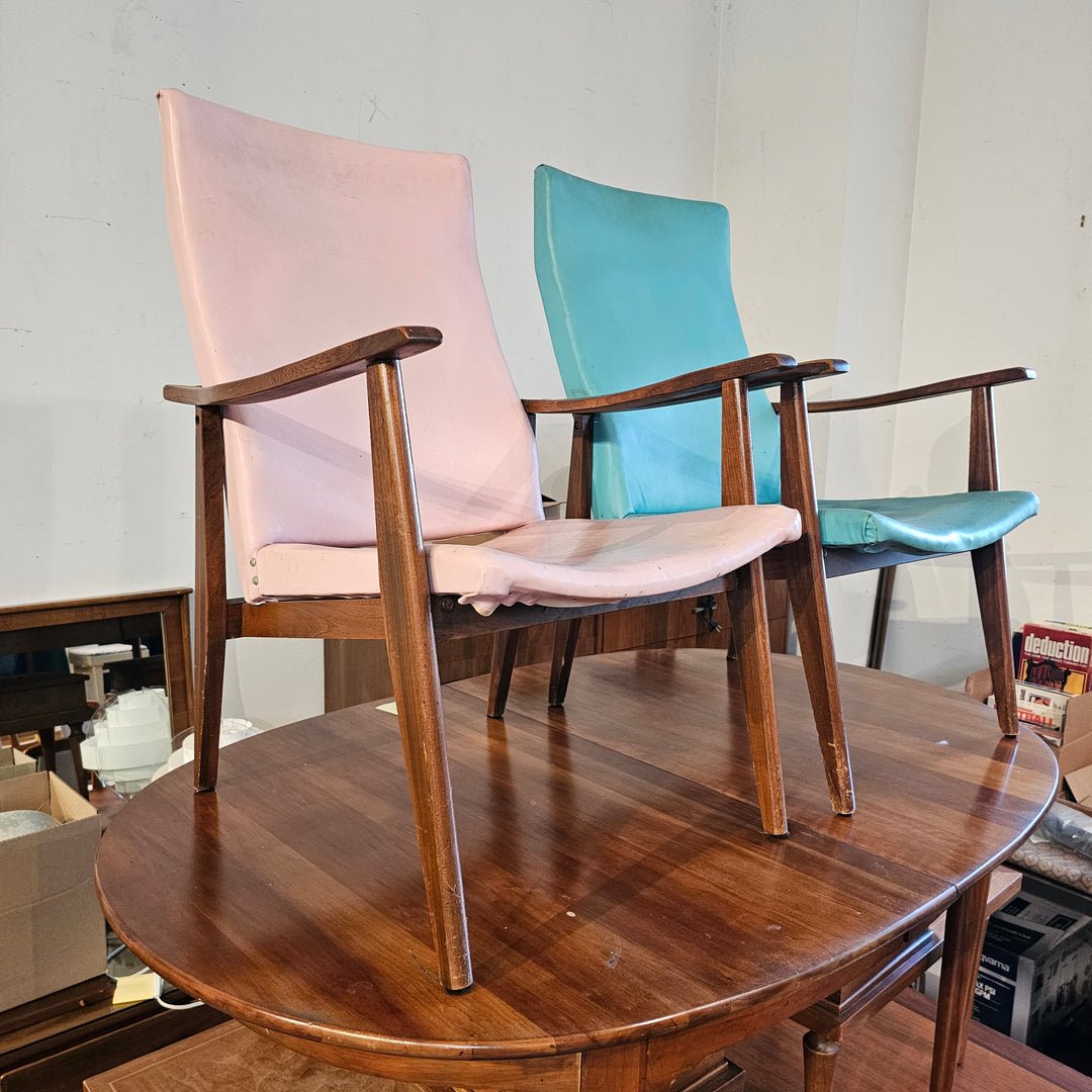 Colorful Vinyl MCM Lounge Chair