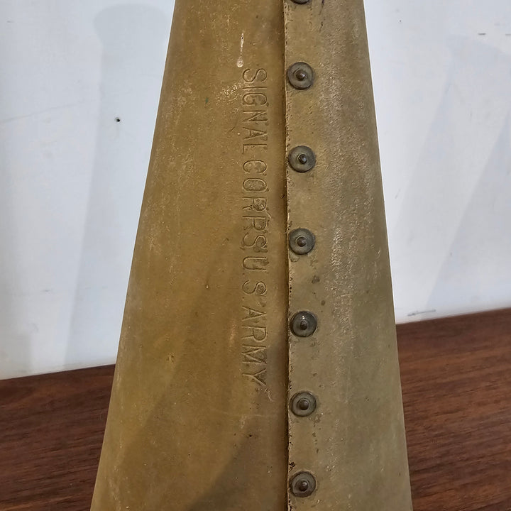 Vintage US Army Signal Corps Megaphone