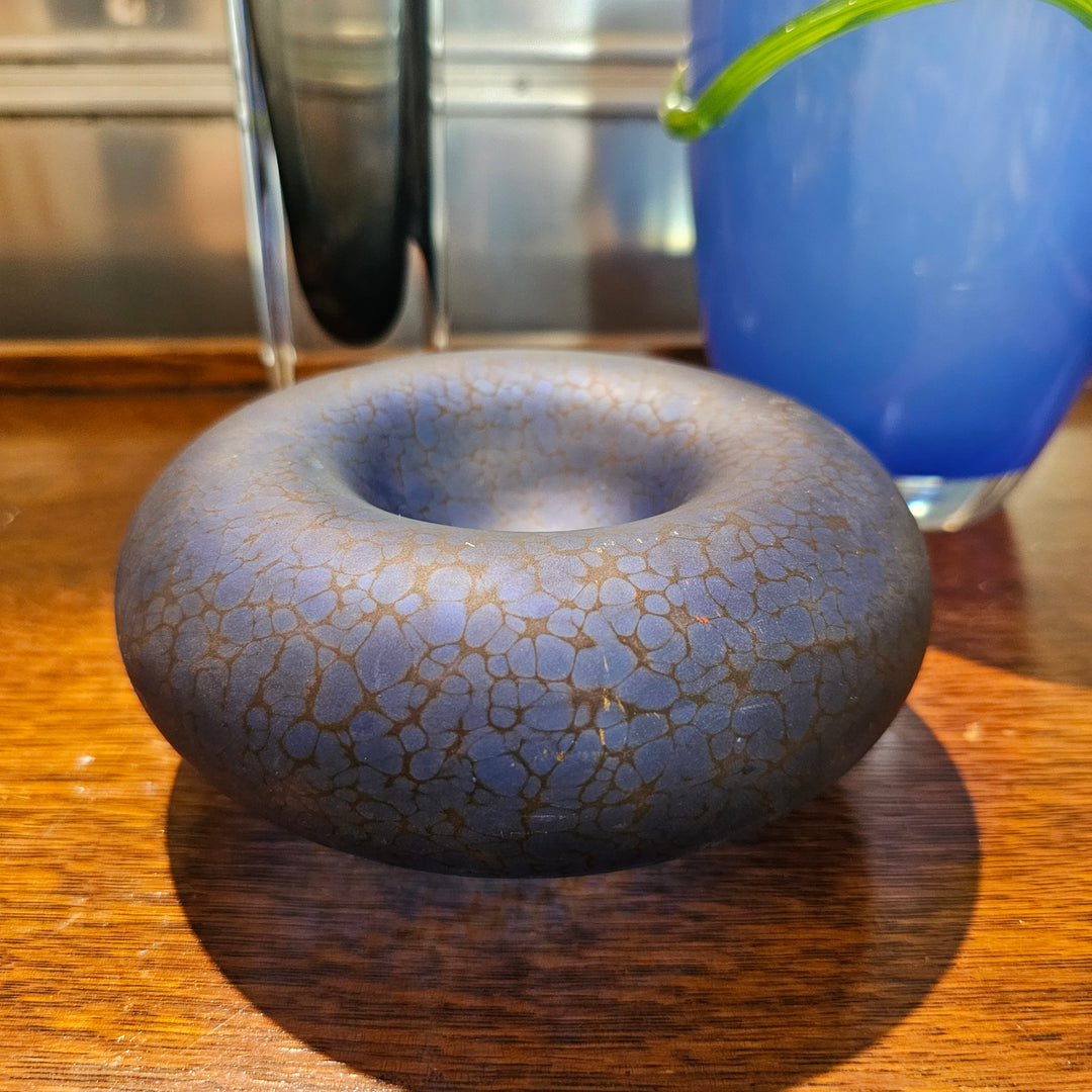 Small Art Glass Double Wall Bowl