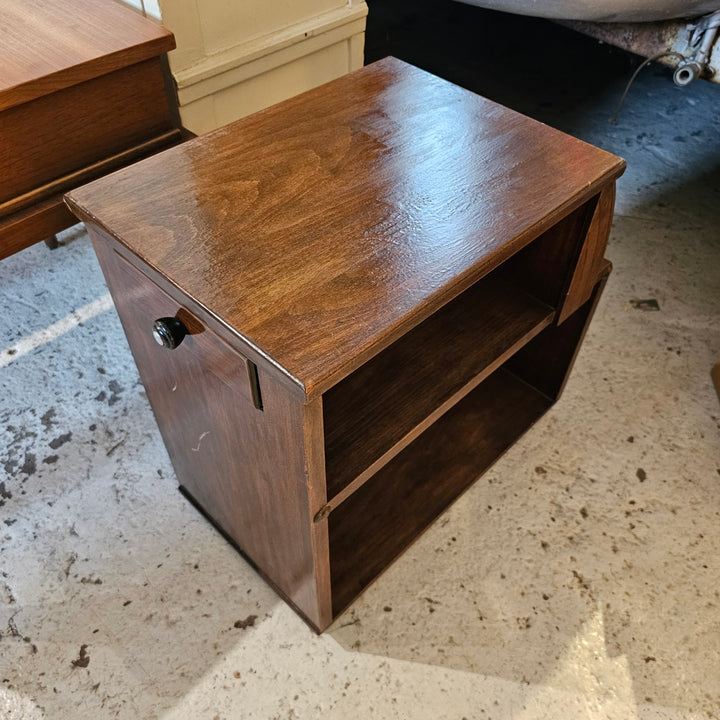 Art Deco Step Side Table / Nightstand