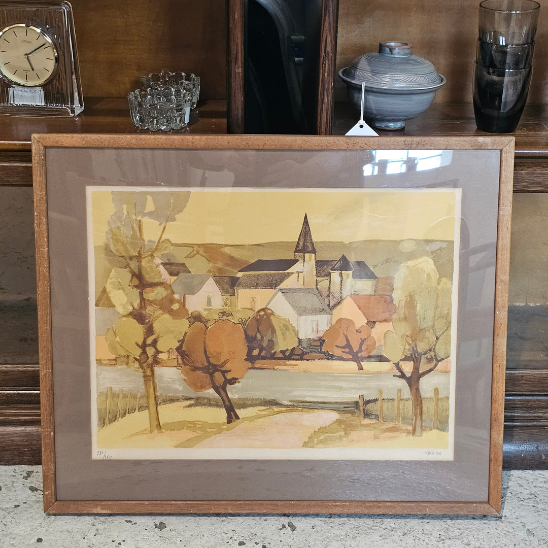 Framed Artwork by Eliane Thiollier