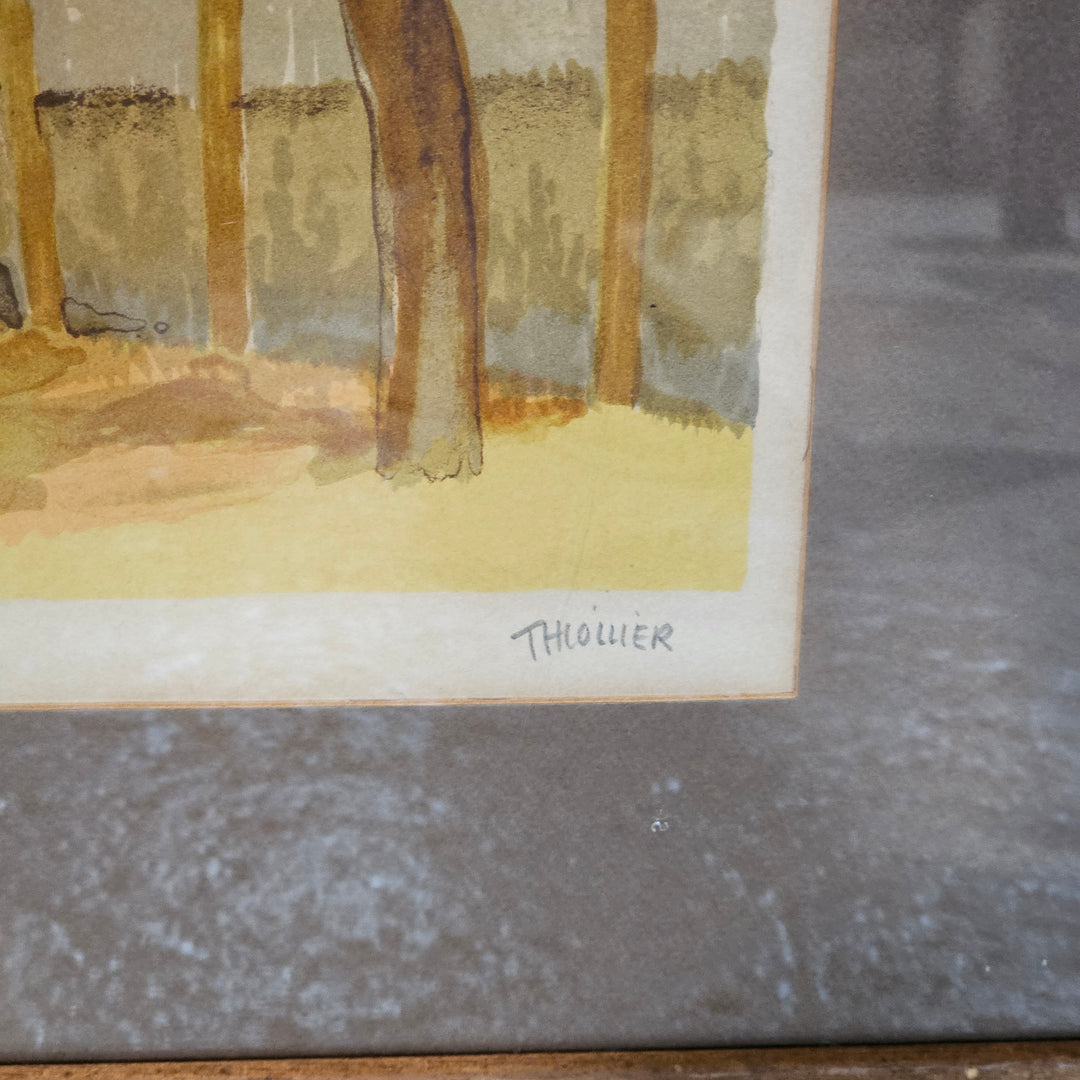 Framed Artwork by Eliane Thiollier