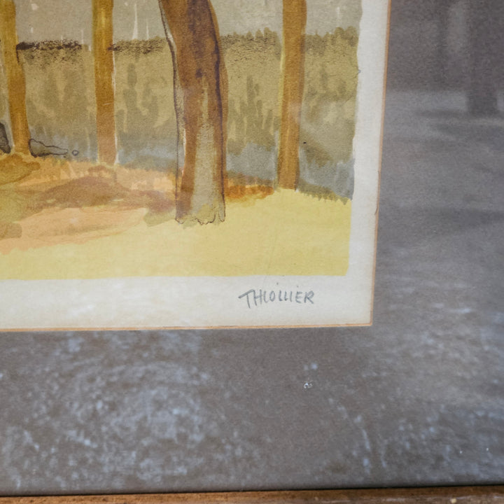 Framed Artwork by Eliane Thiollier