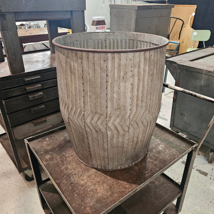Reproduction Galvanized Dolly Planter