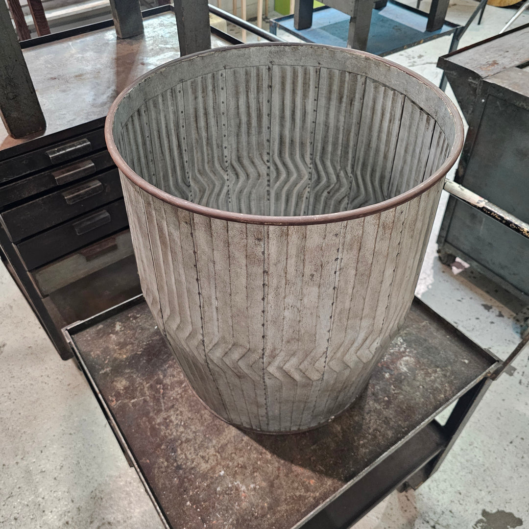 Reproduction Galvanized Dolly Planter
