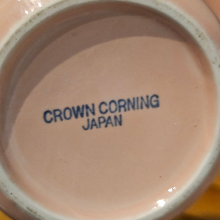 (4) Pink Crown Corning Coffee Mugs