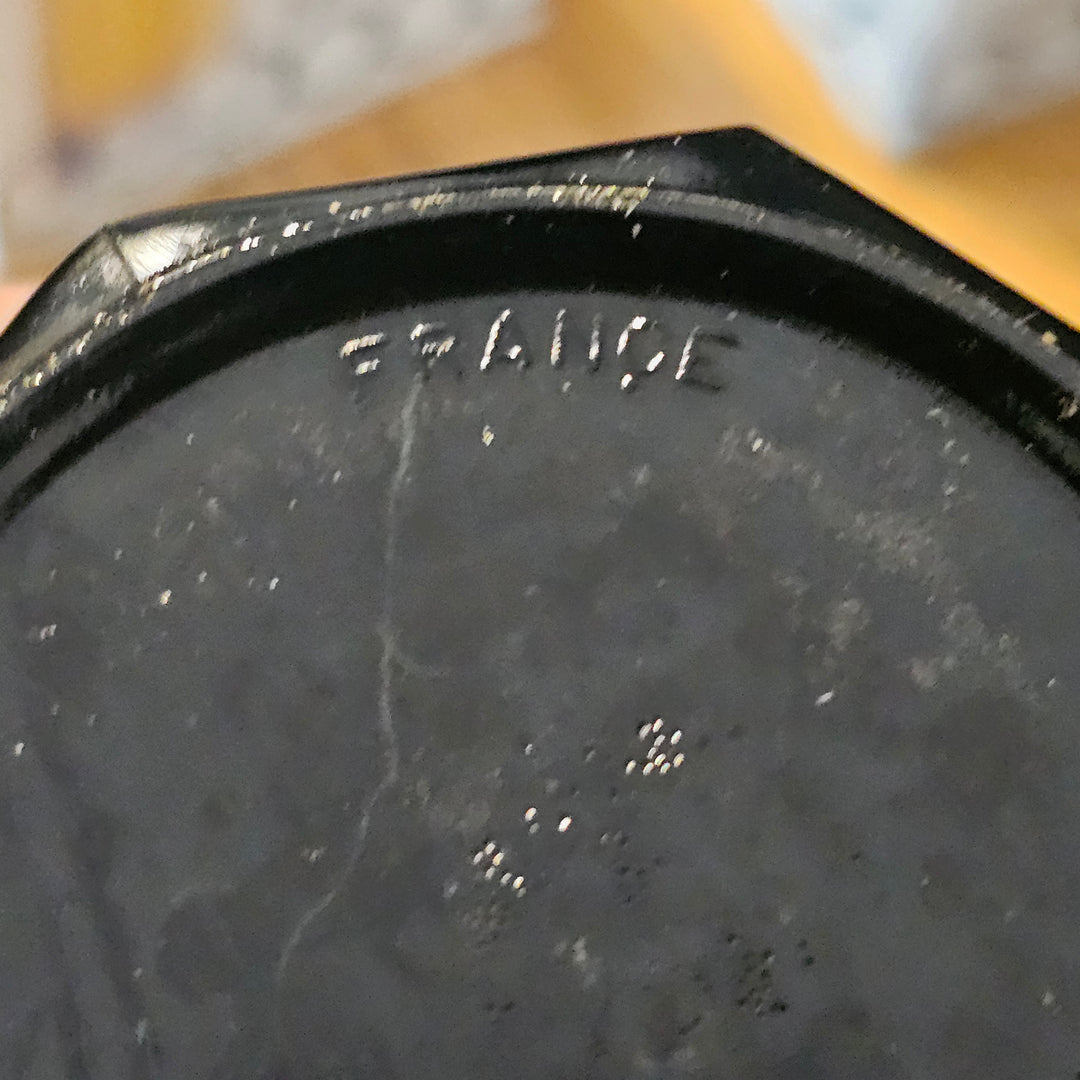 Arcoroc France Octime Black Glass Mug