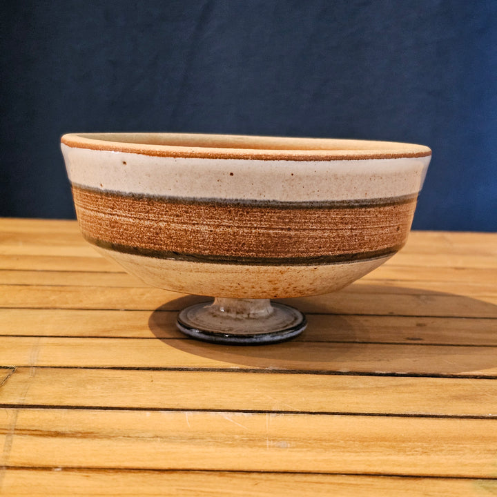 MCM Studio Pottery Footed Bowl