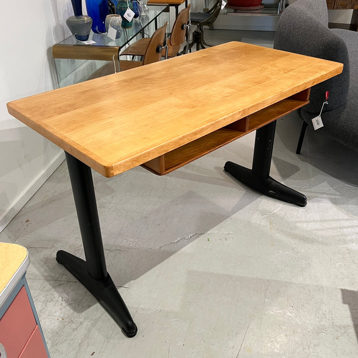 American Seating Co. School Desk w/Solid Birch Top