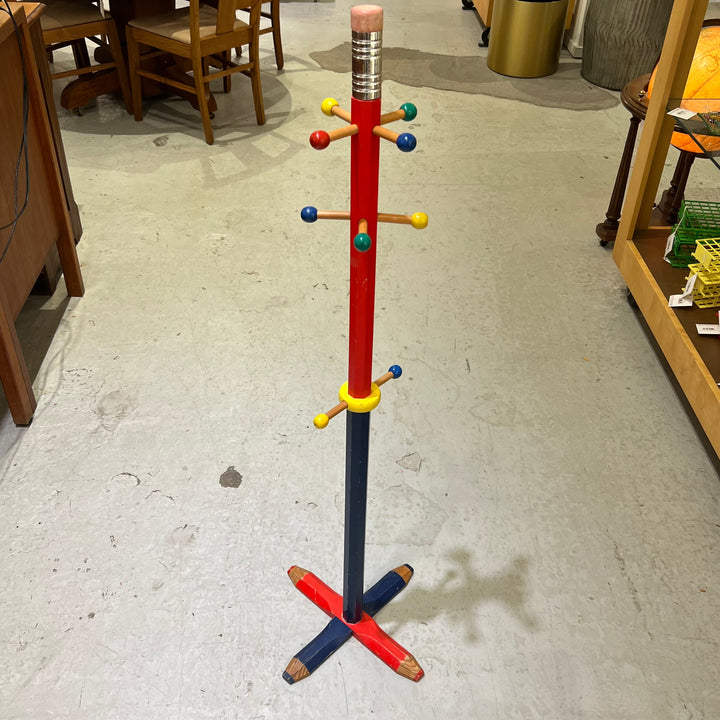 1980’s Pierre Sala Kids Colored Pencil Coat Tree