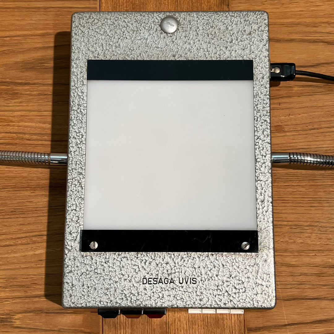Vtg Desaga UVIS Blacklight Ultraviolet Lamp w/Lightbox