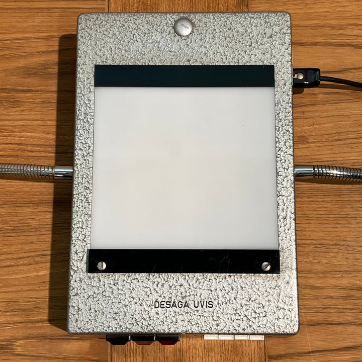 Vtg Desaga UVIS Blacklight Ultraviolet Lamp w/Lightbox