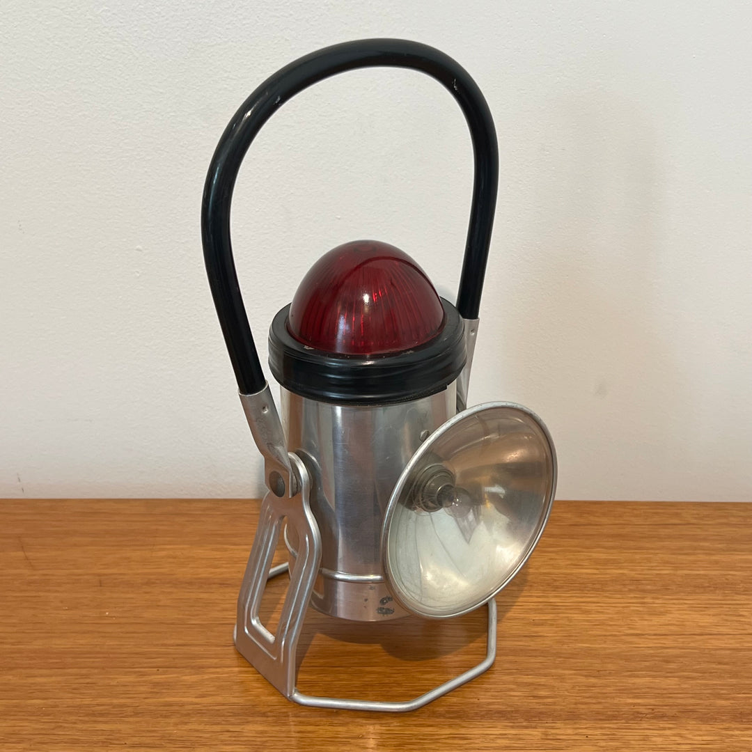 Vintage Battery-Powered Lantern w/Emergency Light