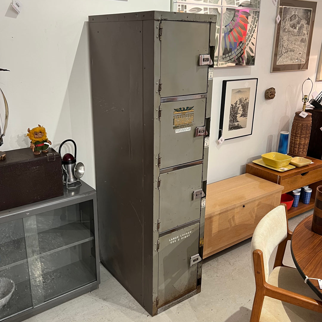Vintage Bus Station Storage Lockers