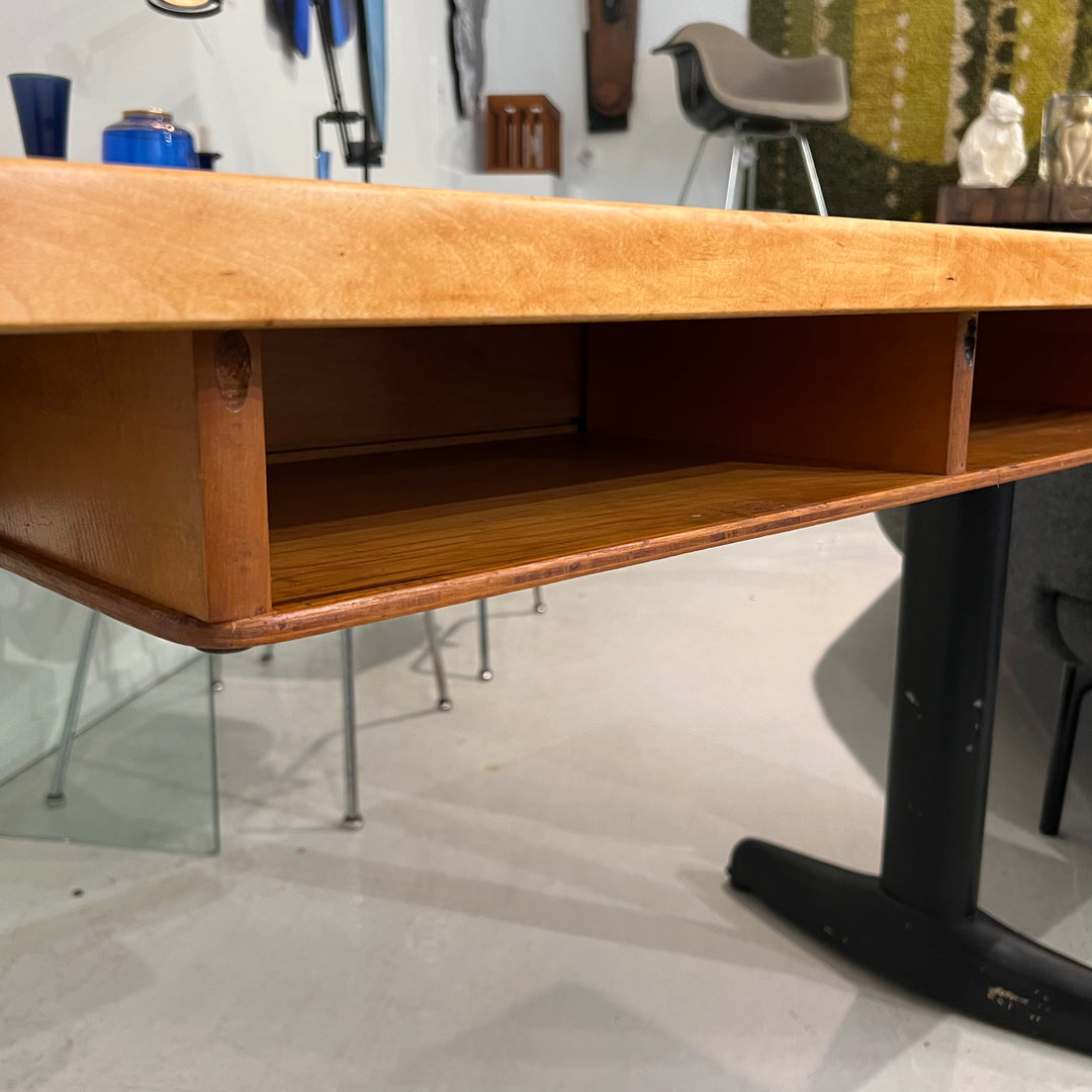 American Seating Co. School Desk w/Solid Birch Top