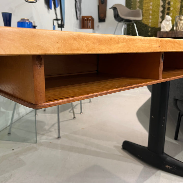 American Seating Co. School Desk w/Solid Birch Top