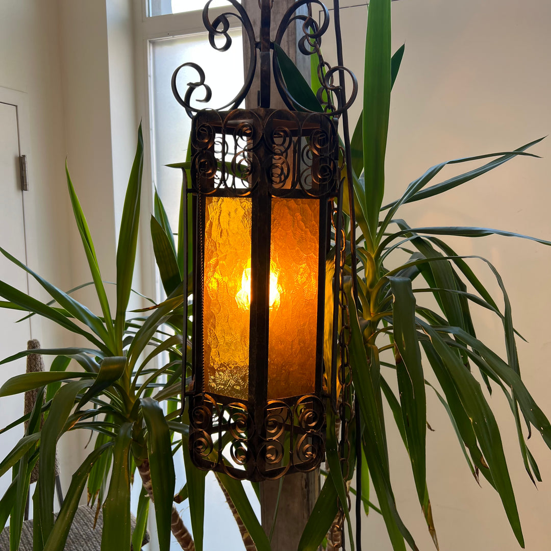 1960s Spanish Revival Swag Lamp