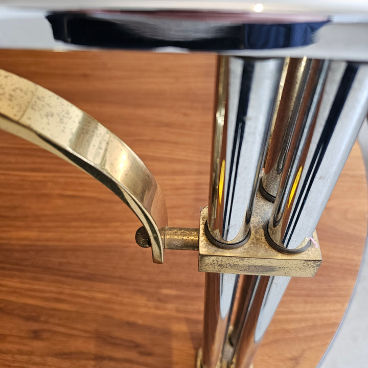 Maison Jensen Style Chrome & Brass Coffee Table