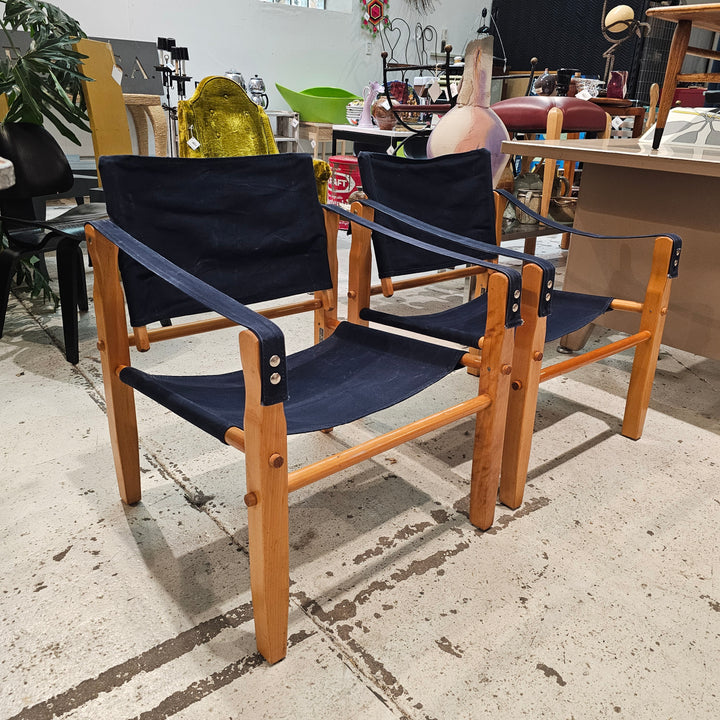 Blue Safari Armchair