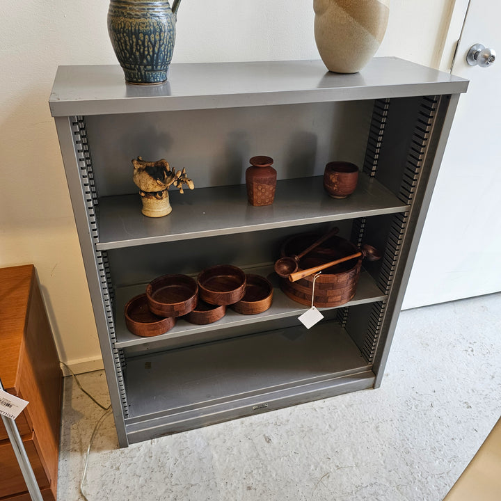 Classic Borroughs Industrial Metal Bookshelf