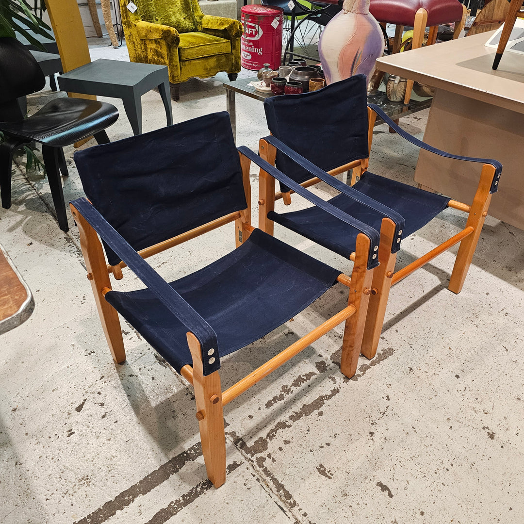 Blue Safari Armchair