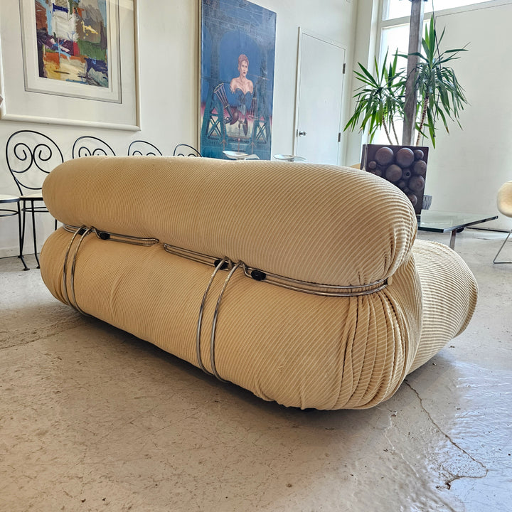 Soriano Two-Seater Sofa by Tobia Scarpa for Cassina