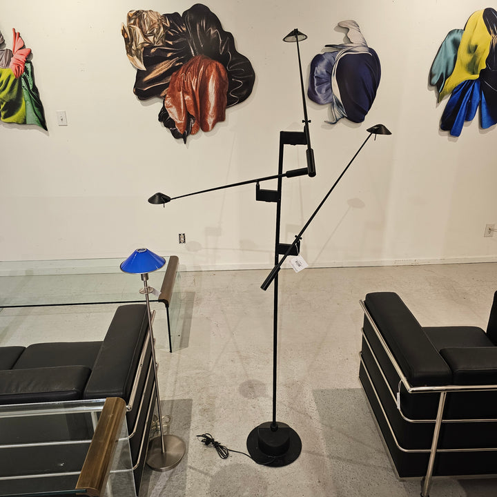 Three-Arm Kovacs for Sonneman Feather Floor Lamp